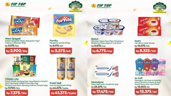 Promo Tip Top Supermarket (instagram)